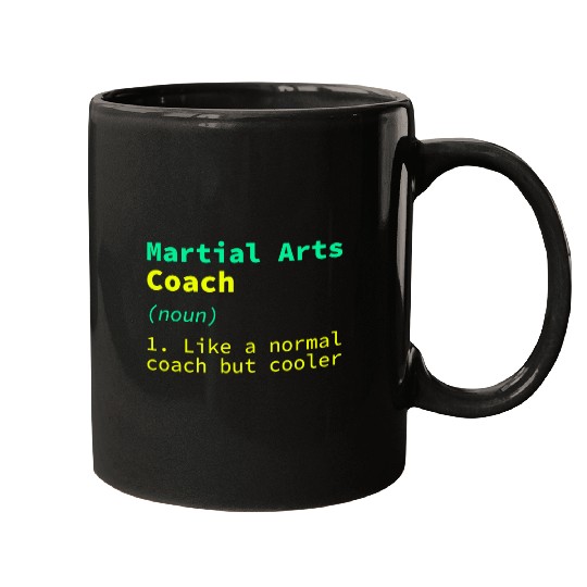 Martial Arts Coachs Definition Funny Martial Artist Humor 2 Mugs