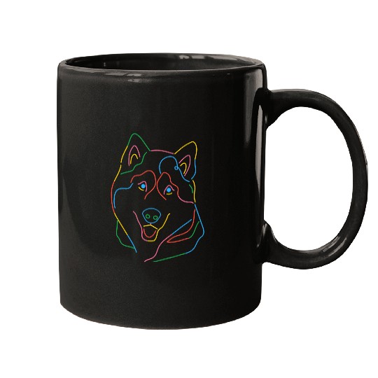 Pride Husky Mugs