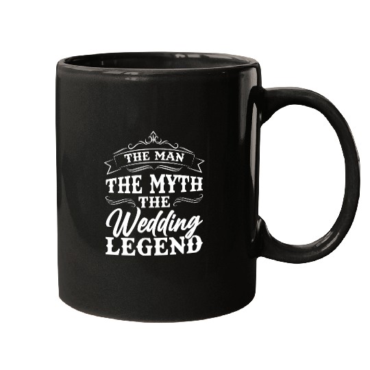 The Man The Myth The Wedding Legend 2Wedding Officiant Mugs