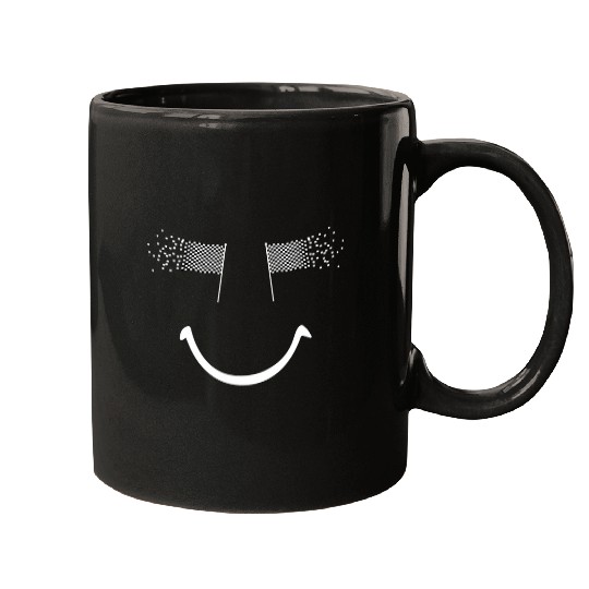 Racing Smile For Race Car Parties Art Racer Flags Mugs