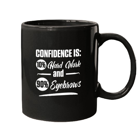 Microblading Artist Confident Eyebrow Esthetician Mugs