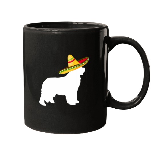 Newfoundland Sombrero Cinco De Mayo Funny Dog Mugs