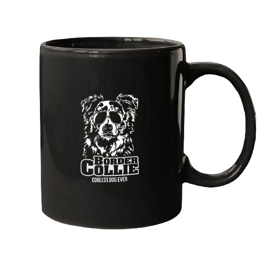 Funny Proud Border Collie coolest dog ever dog mom dog Mugs