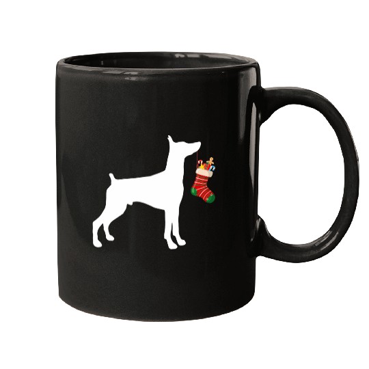Miniature Pinscher Christmas Stocking Stuffer Dog Mugs