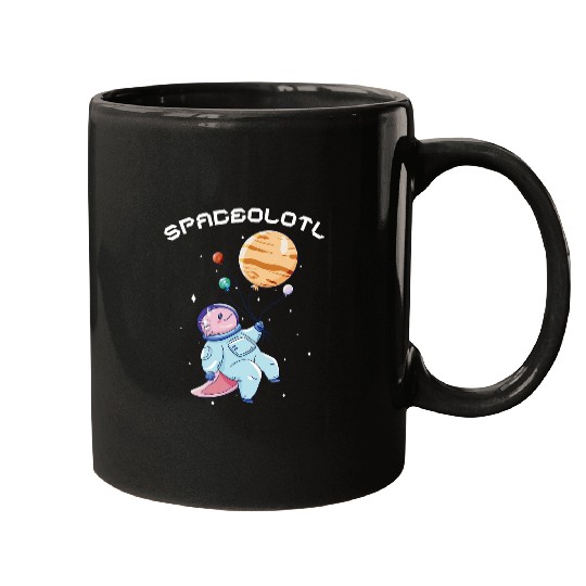 Solar System Astronaut Axolotls Space Planets Space Astronomy Mugs