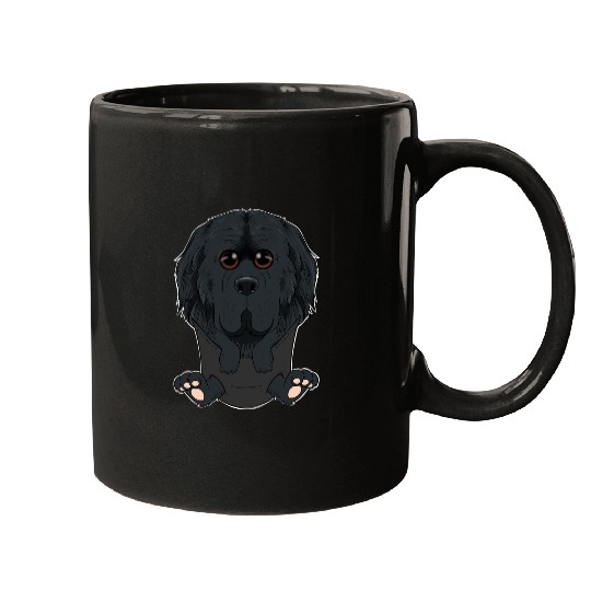 Newfoundland Puppy In Pocket I Cute Newfoundland Mugs