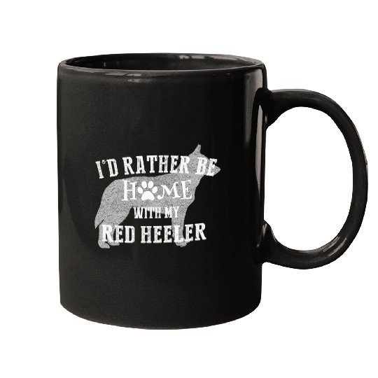 Red Heeler Design for Red Heeler Dog Lovers 5 Mugs