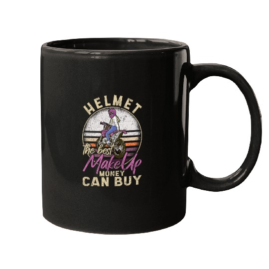 Motocross Girl 2Motocross Helmet Motorbike Biker Girlfriend Mugs