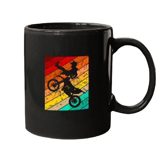 Motocross Motorcycle Biker Motorcycle Rider vintages Retro 25 Mugs