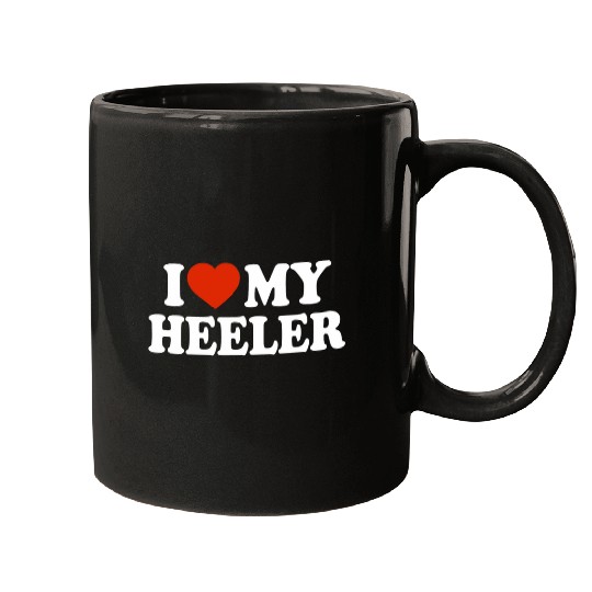 I Love My Heeler Dog Australian Cattle Dog Lover Mugs