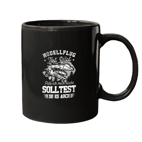 Model flight test pilot if I ducke model maker Mugs
