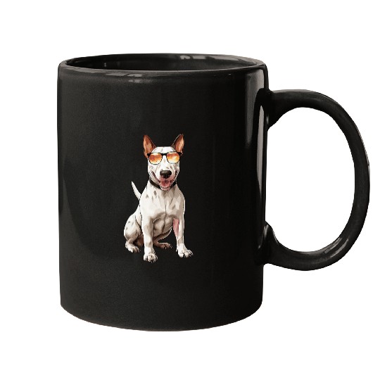 Miniature Bull Terrier Dog Sunglasses For Men Women Funny Mugs