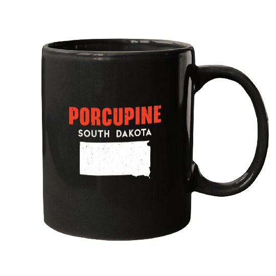 Porcupine South Dakota USA State America Travel South Dakota 21 Mugs