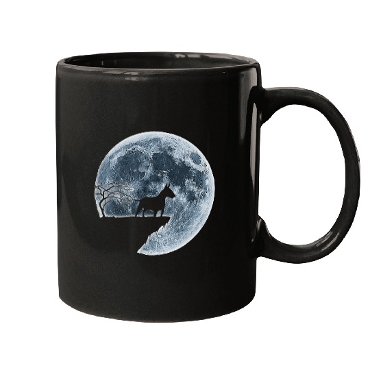 Miniature Bull Terrier Halloween Costume Mugs