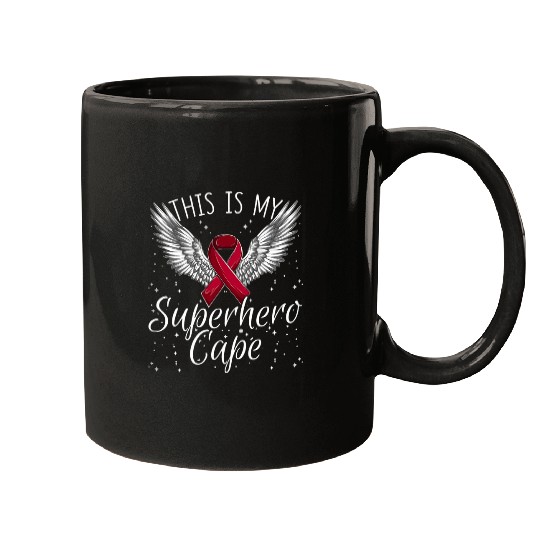 Multiple Myeloma Awareness This Is My Superhero Cape 1 Mugs