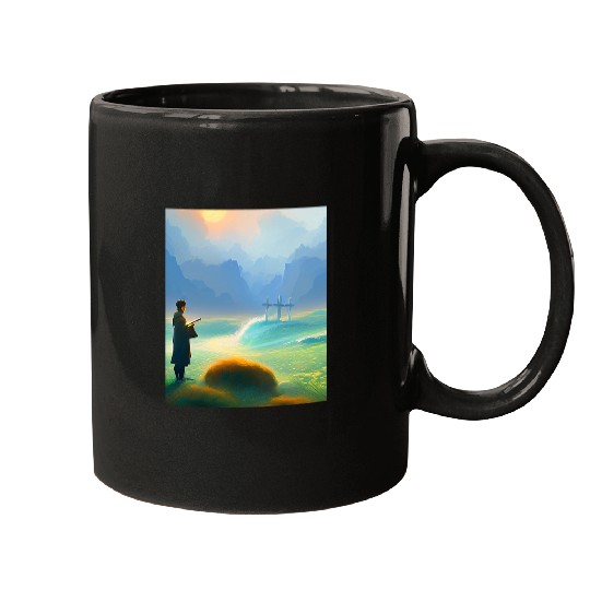 Sunday Worship by Don Castillo Artist on FB 1 Mugs