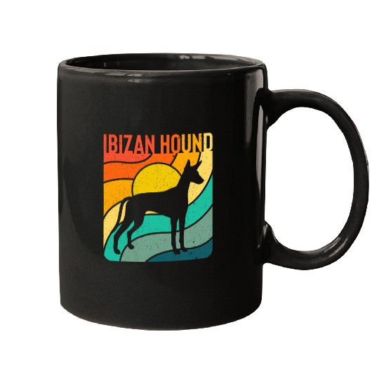 Ibizan Hound vintages Retro Dog Lover Mom Dad Gift Mugs