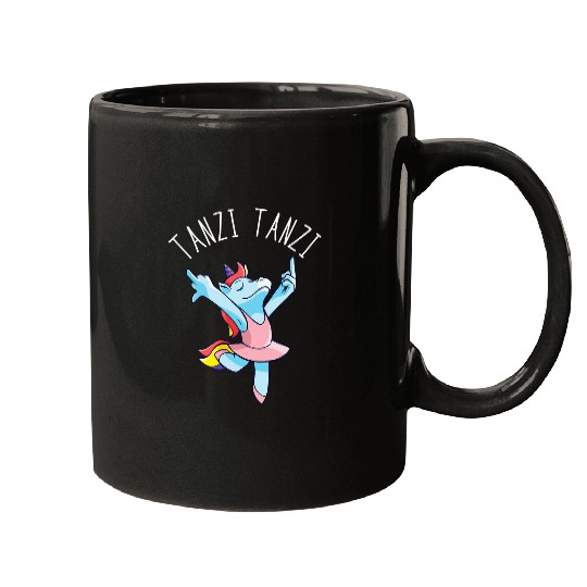 Tanzi Tanzi Ballet Dancer Unicorns Ballerina Unicorns Dancing Mugs