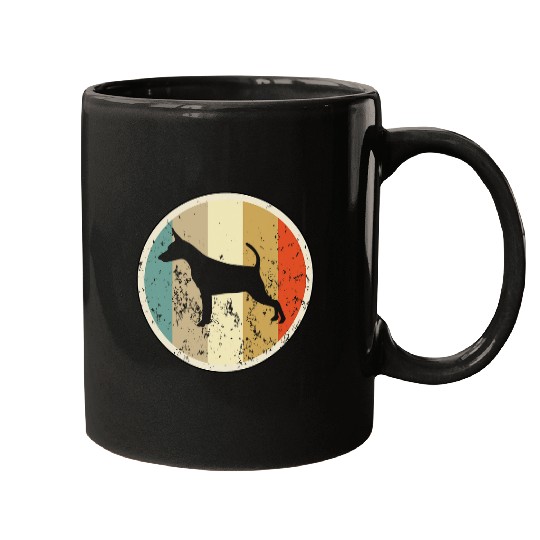 Miniature Pinscher Dog Lover vintages Retro Grunge Style Mugs