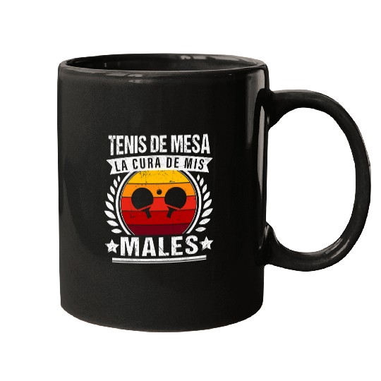 Table Tennis Coachs Ping pong Master Racket Sport Player Mugs