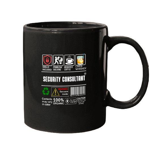 Security Consultant Packaging Handling Coffee Whiskey Mugs