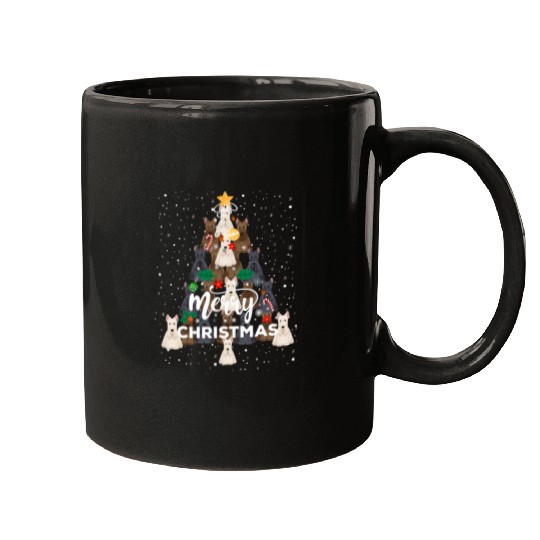 Dog Scottish Terrier Christmas Tree Idea For Women Scottie Dog Mugs