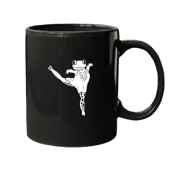 Silly Frog Ballerina Mugs