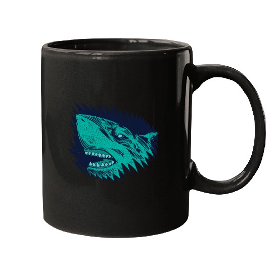 Shark for Ocean Lovers Marine Biologist Mugs
