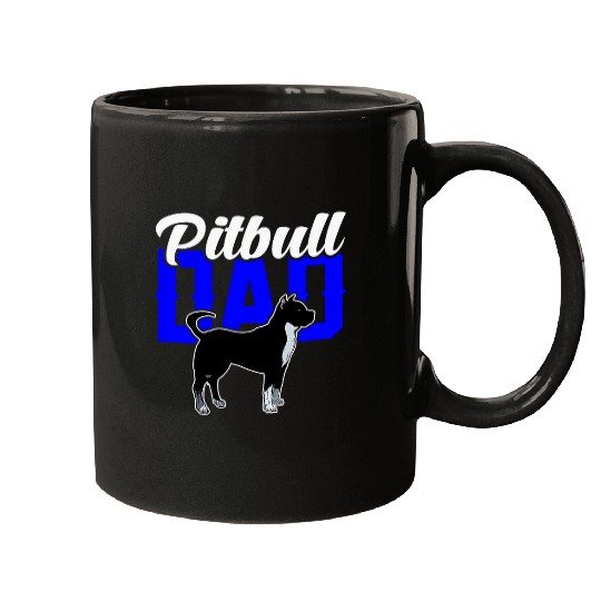 Pitbull Dad Mugs