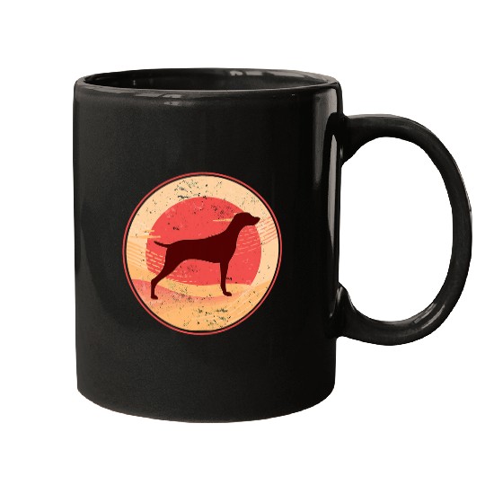 Weimaraner Dog Retro 34 Mugs