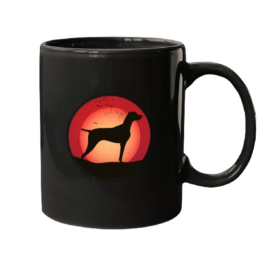 Weimaraner Dog Retro 20 Mugs