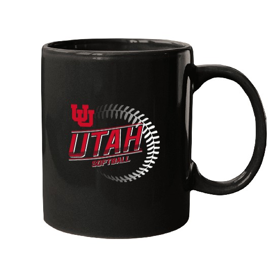 Utah Utes Softball Homerun Black Officially Licensed Mugs