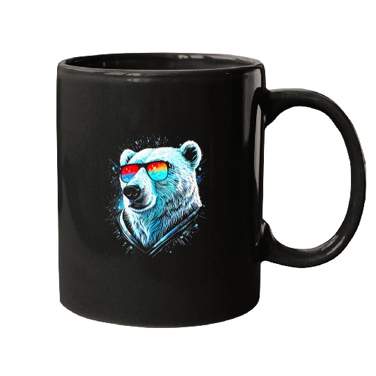 Polar Bear wild animals art animal animal Polar Bear 41 Mugs