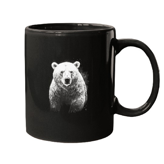 Polar Bear wild animals art animal animal Polar Bear 14 Mugs