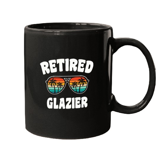 Retired Glazier Funny Retirement Congratulations Mugs