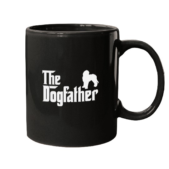 Dog Goldendoodle DogFather Funny Dog Dad T-Shirt Mugs