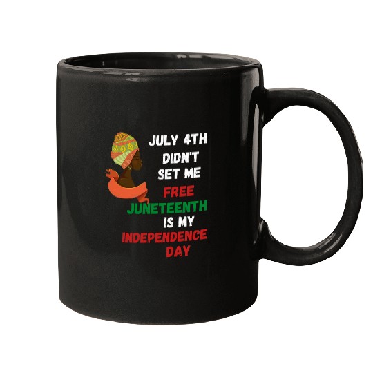 Juneteenth Black Power History African American Freedom 1865 8 Mugs