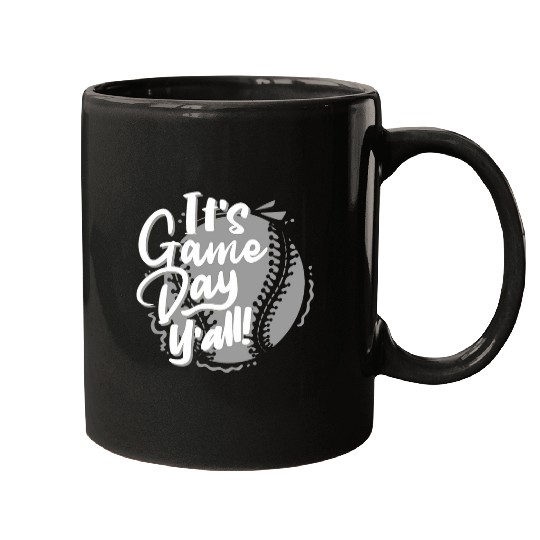 Softball Women Girls Softball Baseball Game Day Softball 1 Mugs