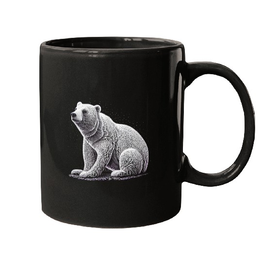 Polar Bear wild animals art animal animal Polar Bear 29 Mugs
