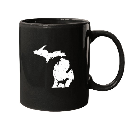 Weimaraner Michigan Dog Lover Mugs