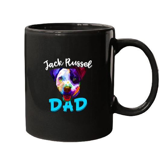 Mens Jack Russel Dad Funny Jack Russel Owner Fathers Day Gift Mugs