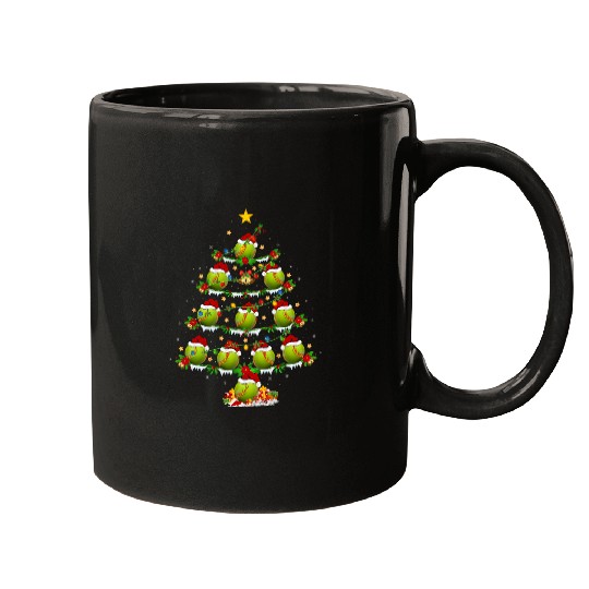 Discover Softball Sports Lover xmass Lighting Softball Christmas Tree Mugs