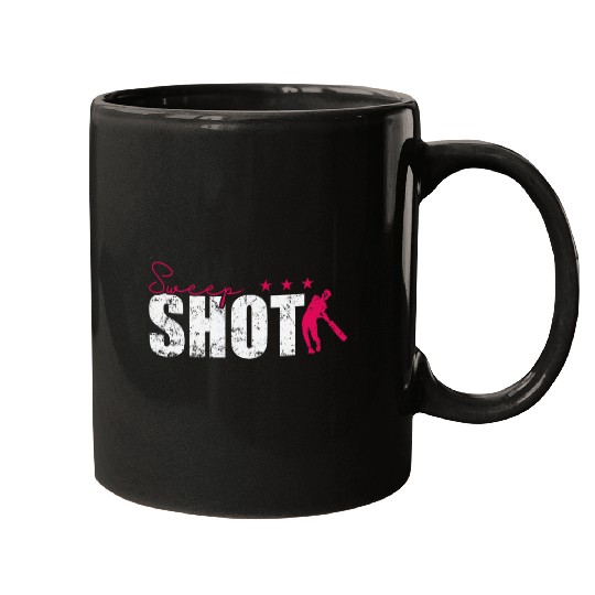 Sweep Shot Cricket Mugs