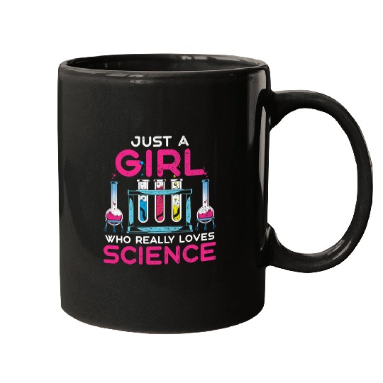 Scientist Women Girls Chemistry Laboratory Chemist Science Mugs