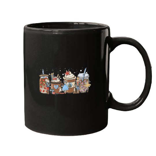 vintages Nutcracker Ballet Sugar Plum Fairy Coffee Christmas Mugs