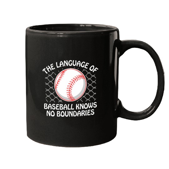 The Language Of Baseball Knows No Boundaries Baseball Player Mugs
