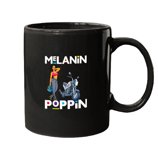 Motorcycle Melanin Bike Women Black Rider Woman Sista Girls 211 Mugs