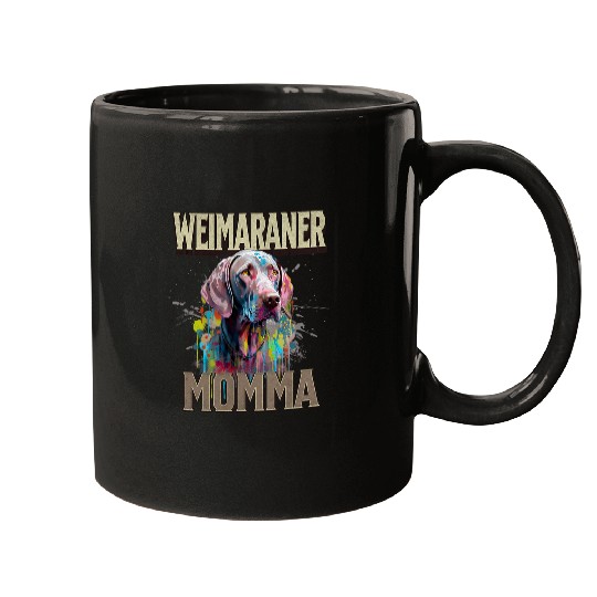 Weimaraner Momma Weimaraner Dog Puppy Lover Mothers Day Mugs