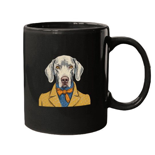 Weimaraner vintages Style 1 Mugs