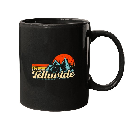 Telluride Colorado Mountain Climbing Hiking Wilderness Mugs